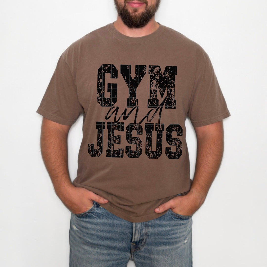 Gym & Jesus DTF Print