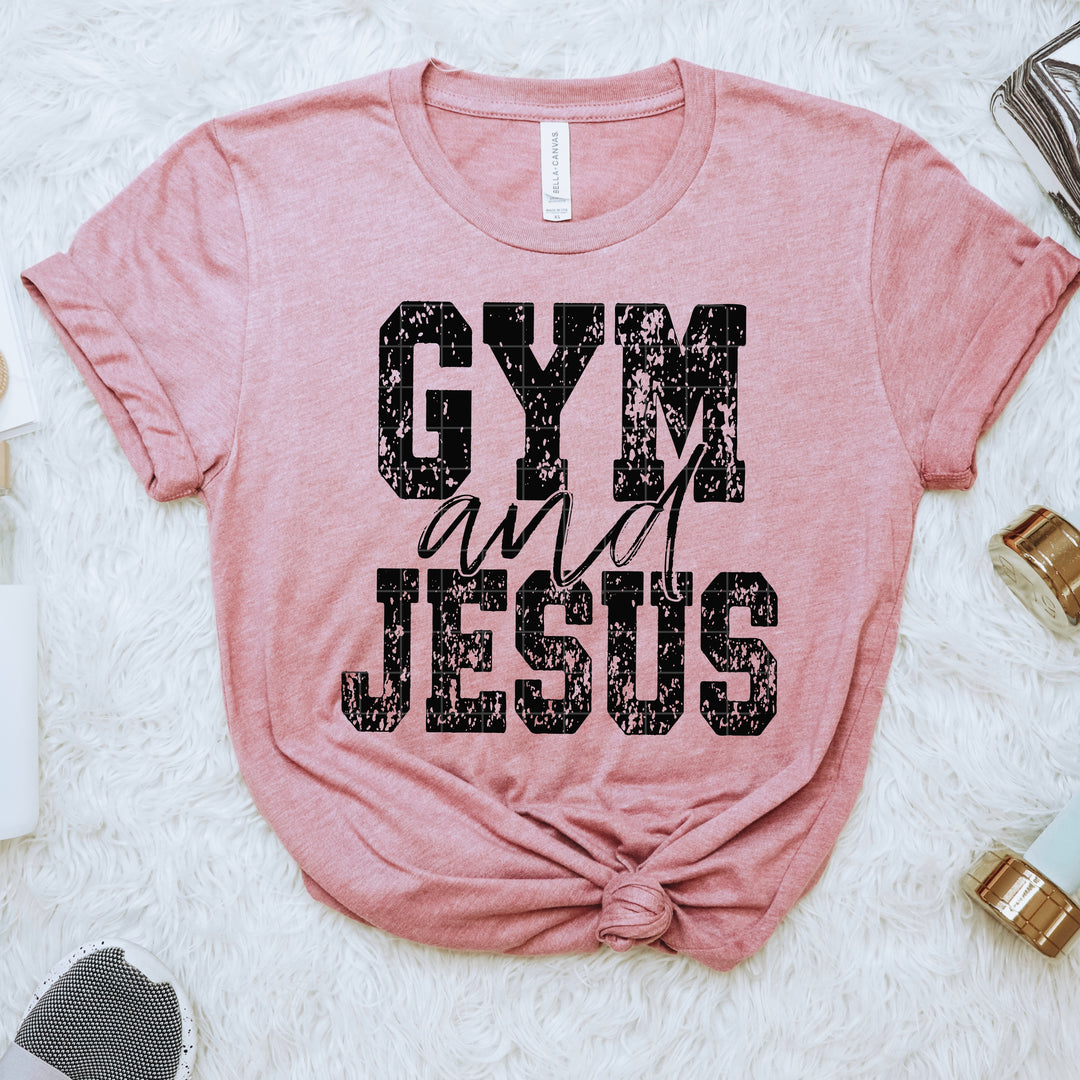 Gym & Jesus DTF Print
