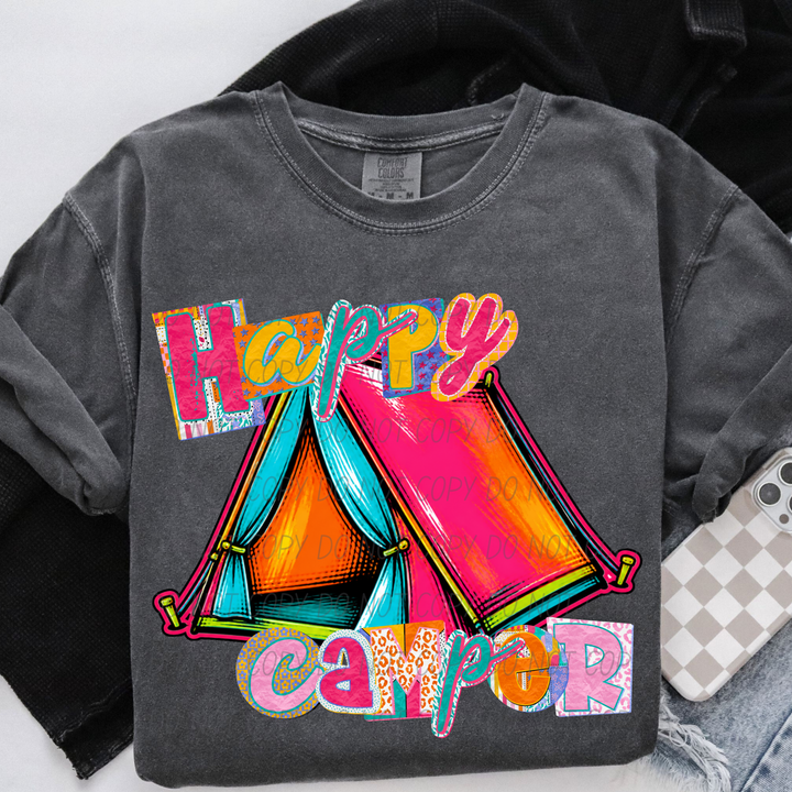 Happy Camper DTF Print