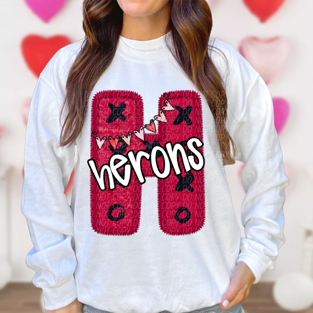 Valentines Day School Spirit T-Z DTF Print