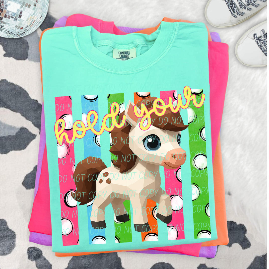 Hold Your Horses DTF Print