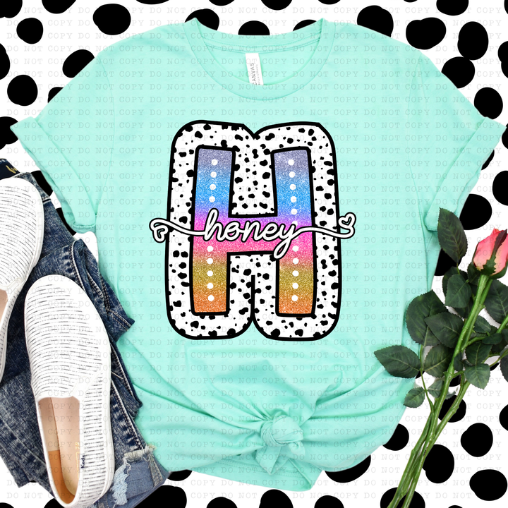 Tie Dye Dottie Names DTF Print