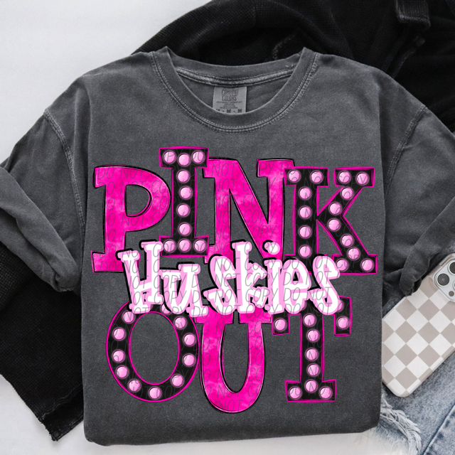 Pink Out Marquee DTF Print