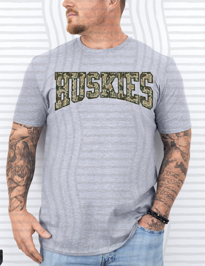 Simple Camo Arched Mascots DTF Print
