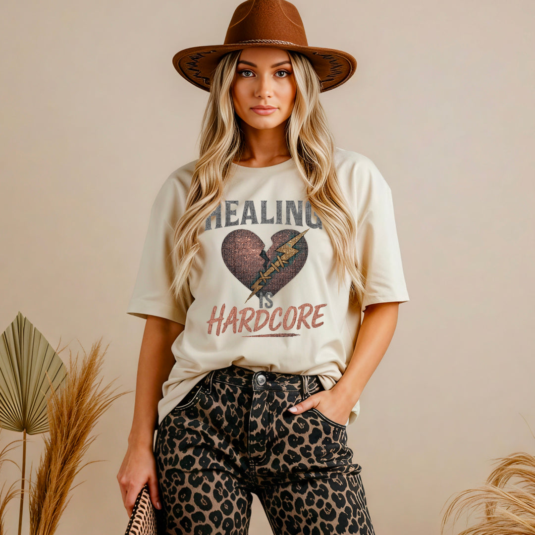 Healing Is Hardcore DTF Print