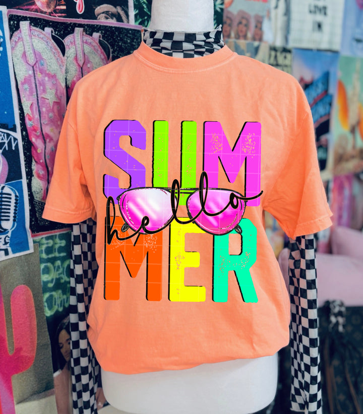 Hello Summer DTF Print