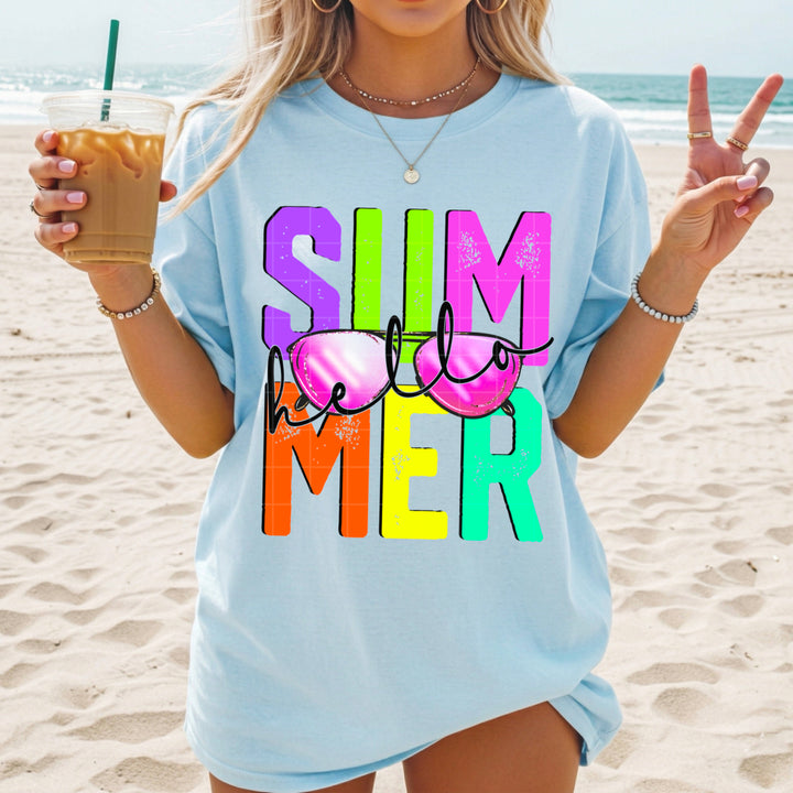 Hello Summer DTF Print