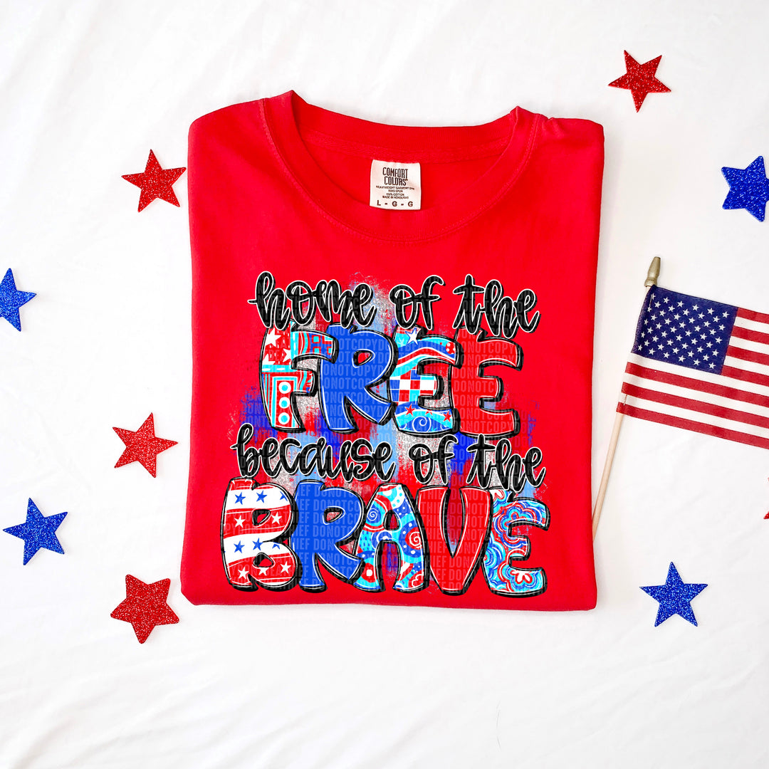 Home Of The Free DTF Print