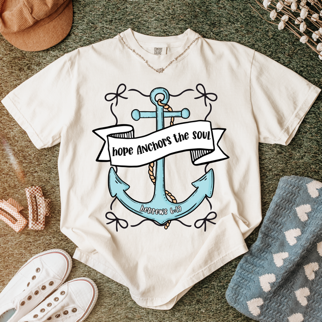 Hope Anchors The Soul DTF Print
