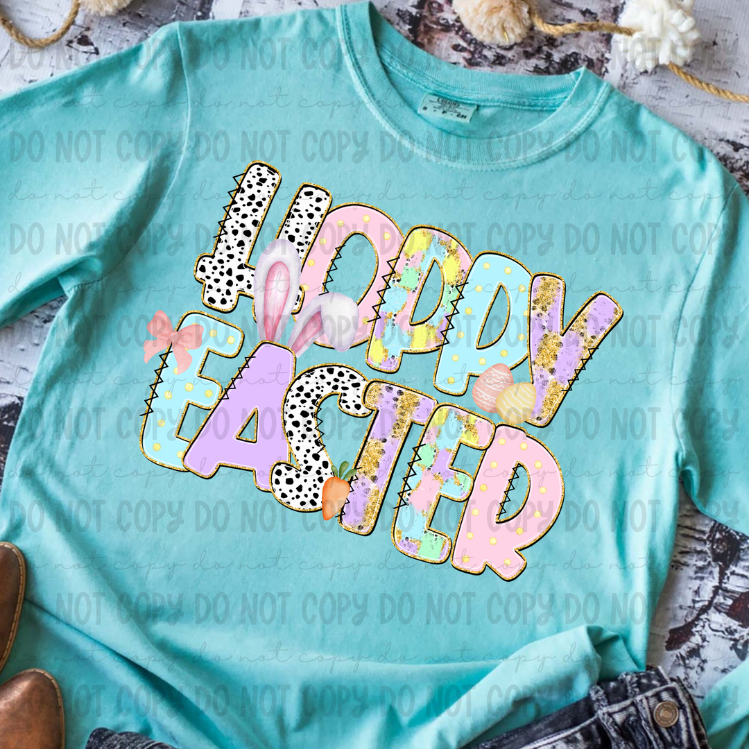 Hoppy Easter DTF Print