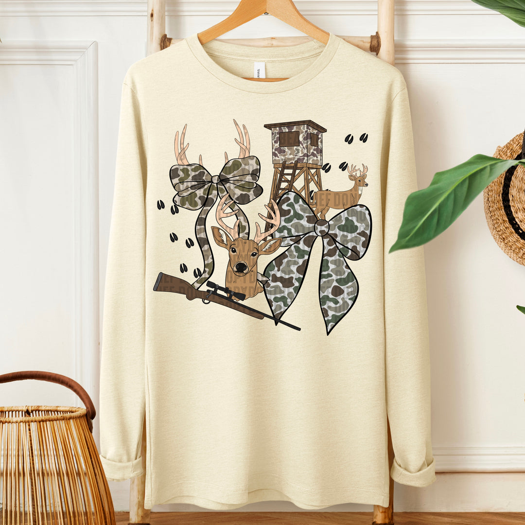 Hunting Girly Rifle FRONT DTF Print