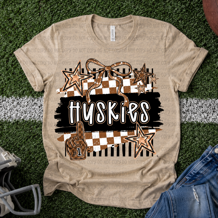 Gold Mascots DTF Print