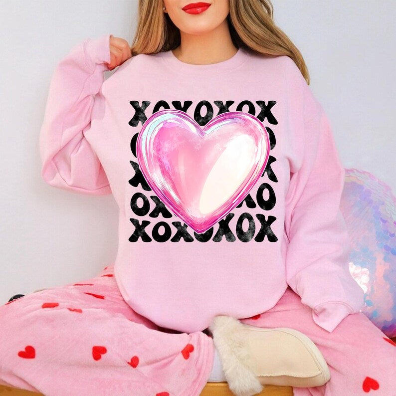 XOXO LIGHT PINK Sweatshirt