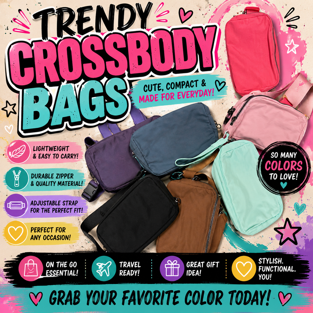 RANDOM Modern Day Crossbody Fanny Pack