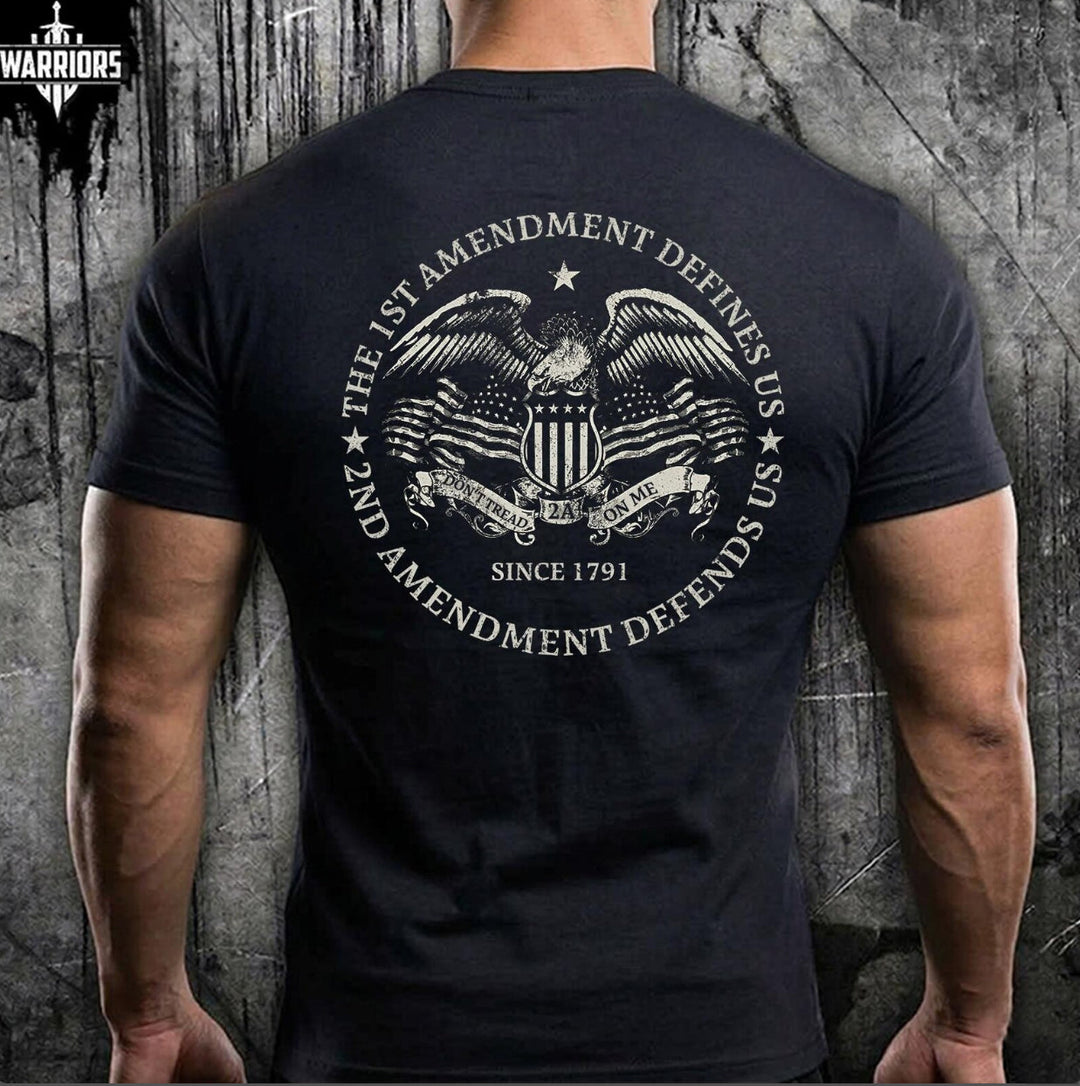 The First Amendment Defines Us DTF Print
