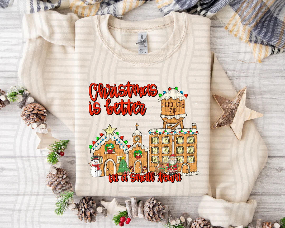 Christmas In A Small Town Sweatshirt