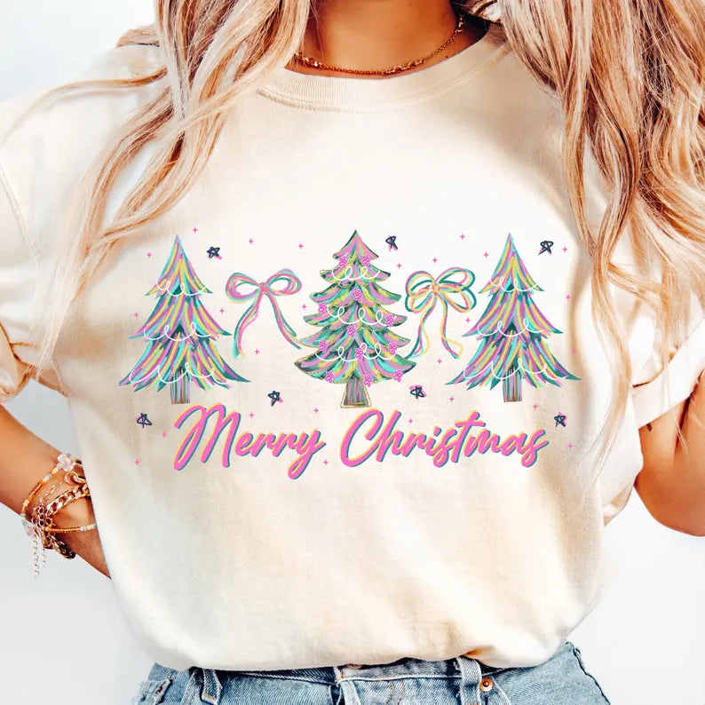 Merry Christmas DTF Print