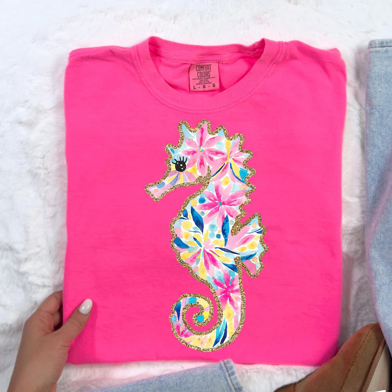 Seahorse DTF Print