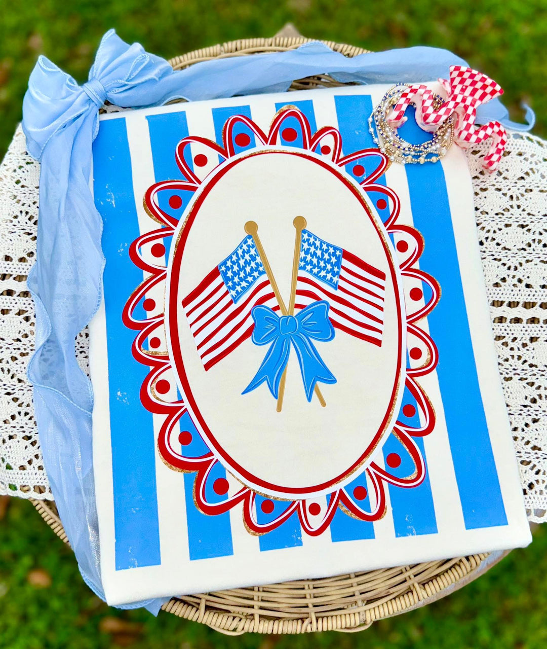 American Flag DTF Print