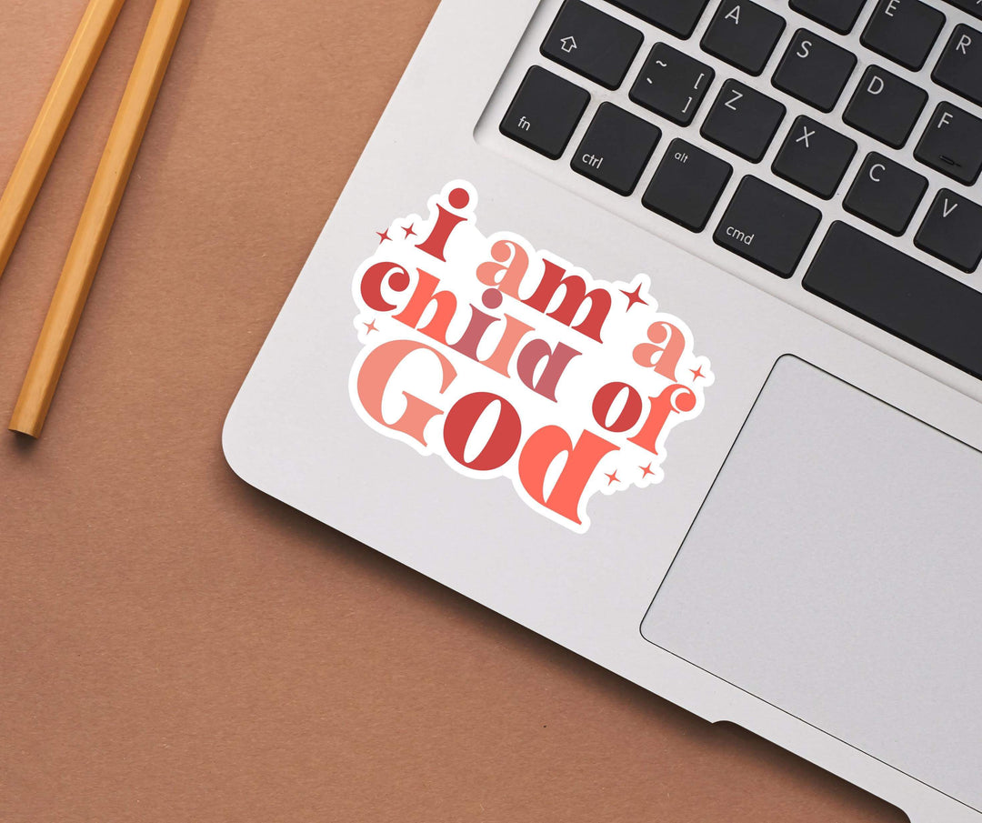 I am a Child of God Packaging Sticker Sheet