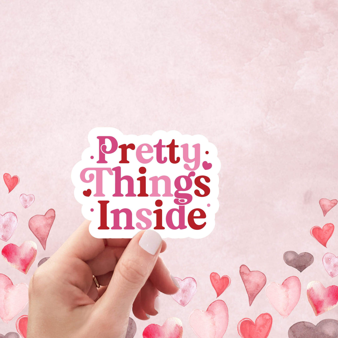 Pretty Things Inside Packaging Sticker Sheet