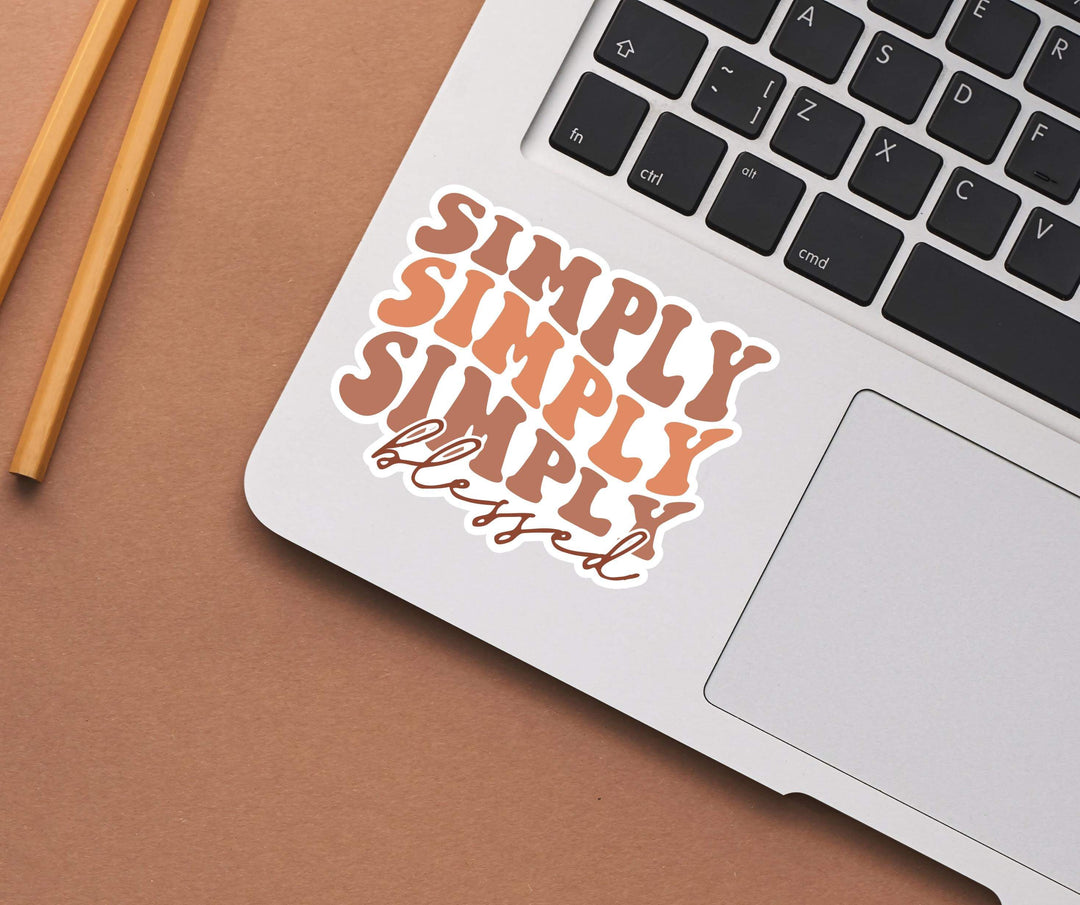 Simply Blessed Packaging Sticker Sheet