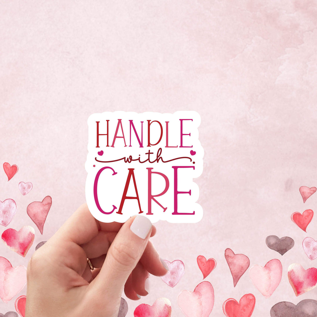 Handle With Care Packaging Sticker Sheet