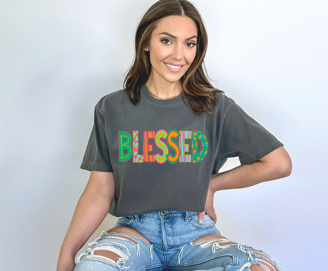 Pattern Play Blessed DTF Print