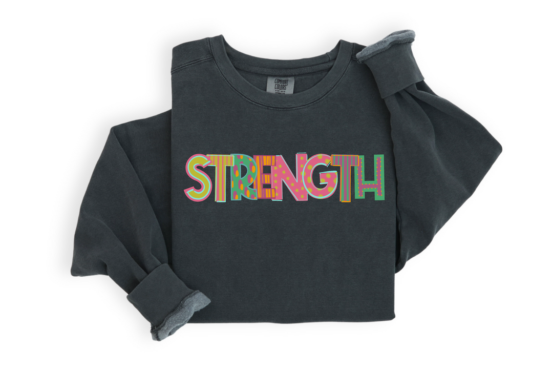 Pattern Play Strength DTF Print