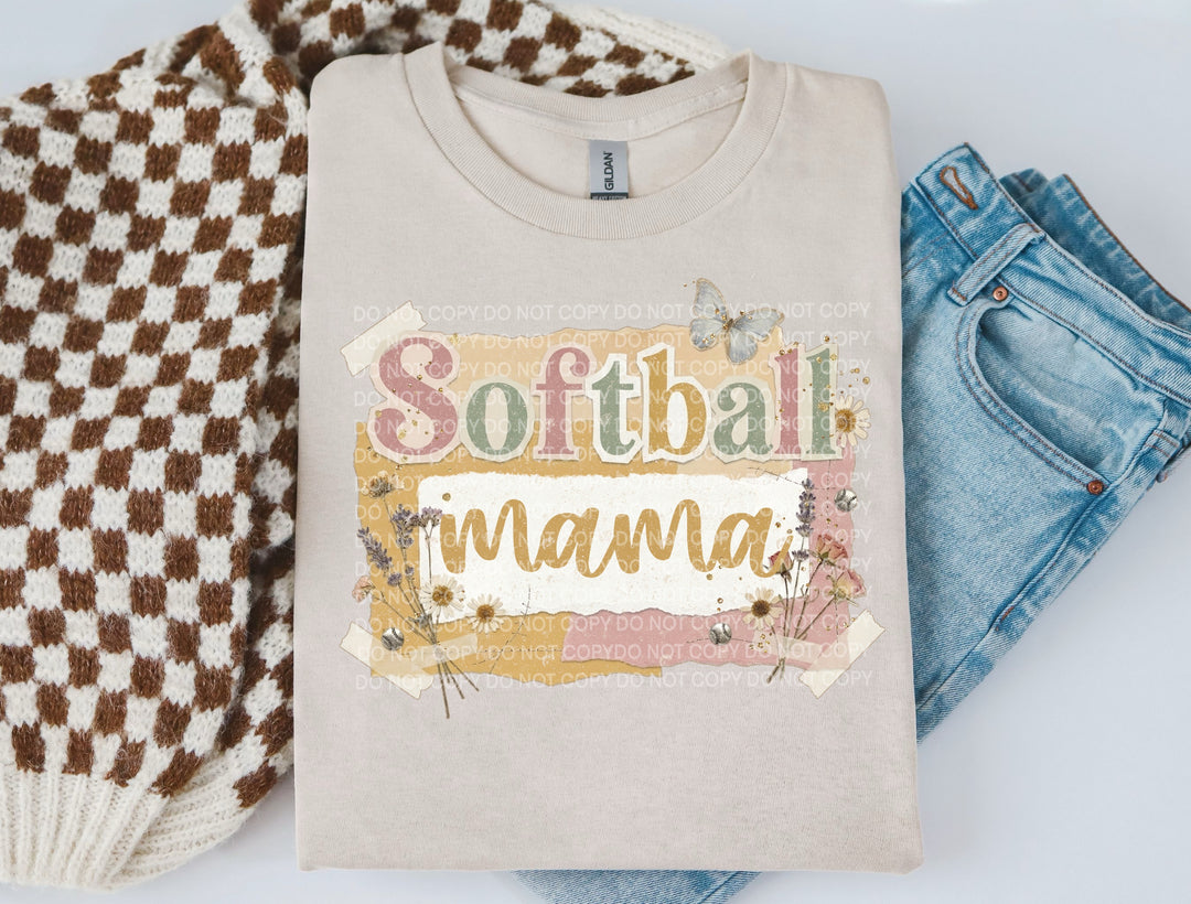 Softball Mama DTF Print