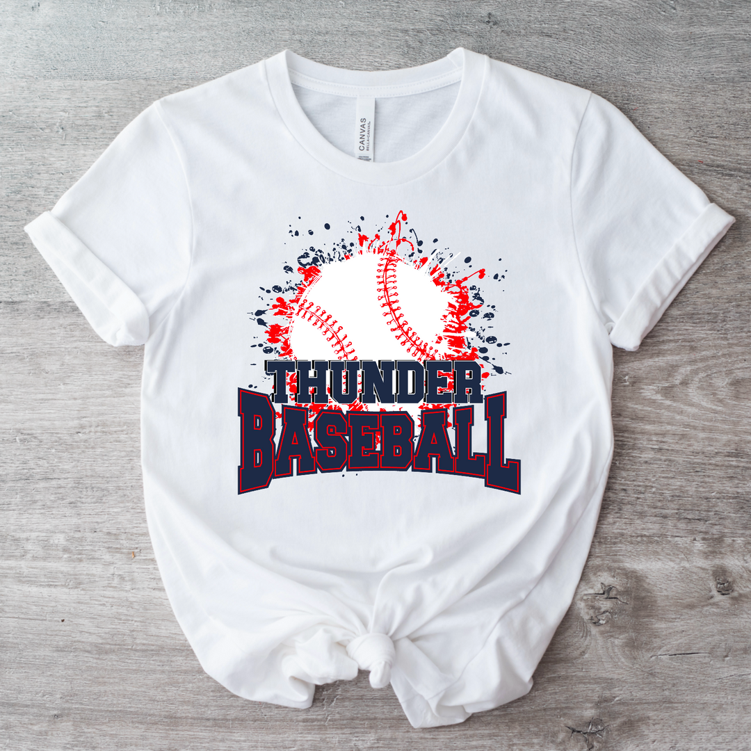 Thunder Baseball DTF Print