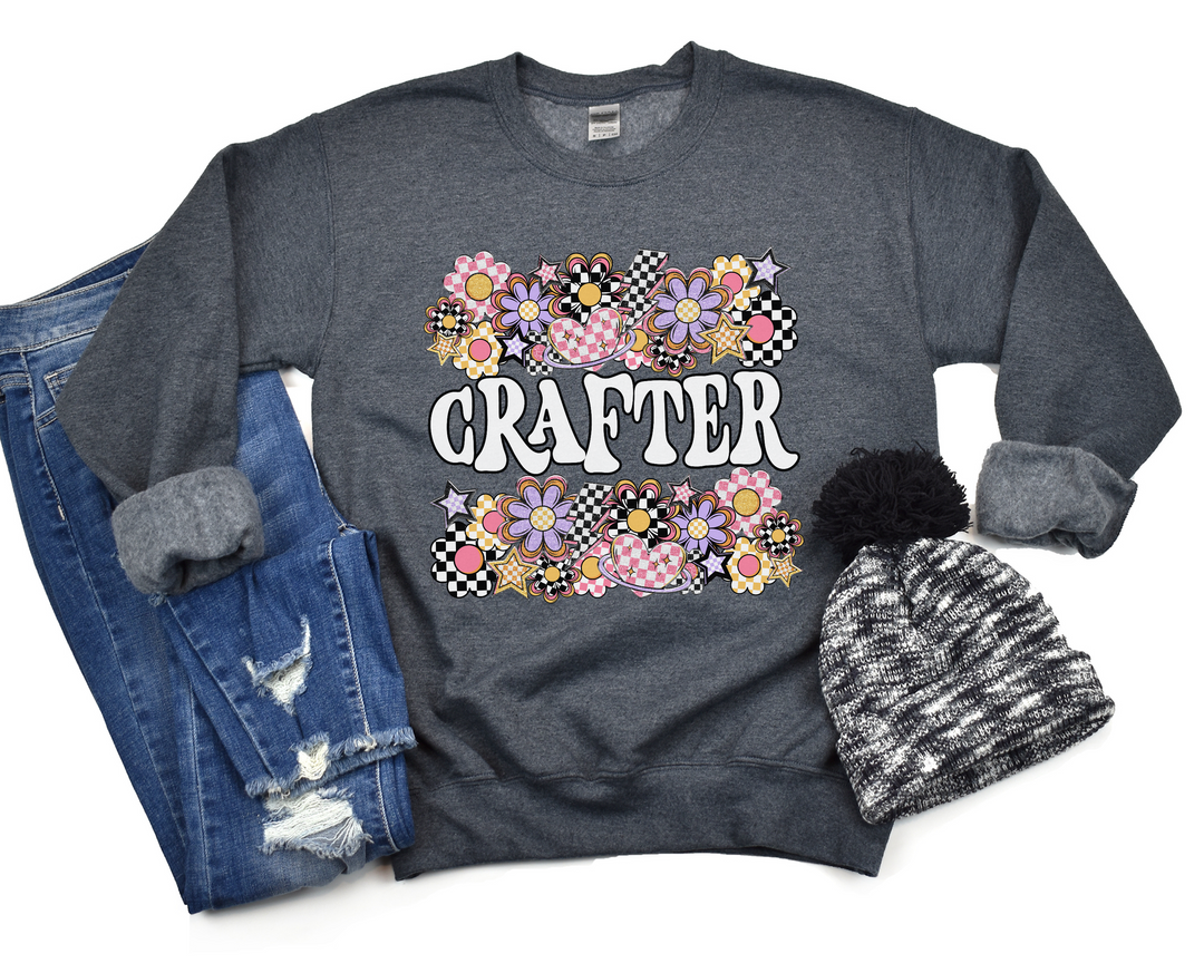 Funky Flower Crafter DTF Print