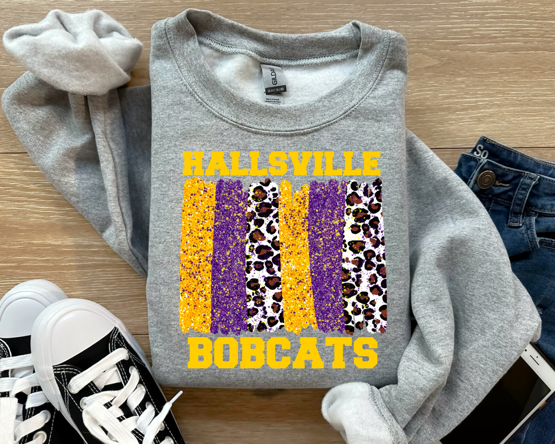 Hallsville Bobcats DTF Print