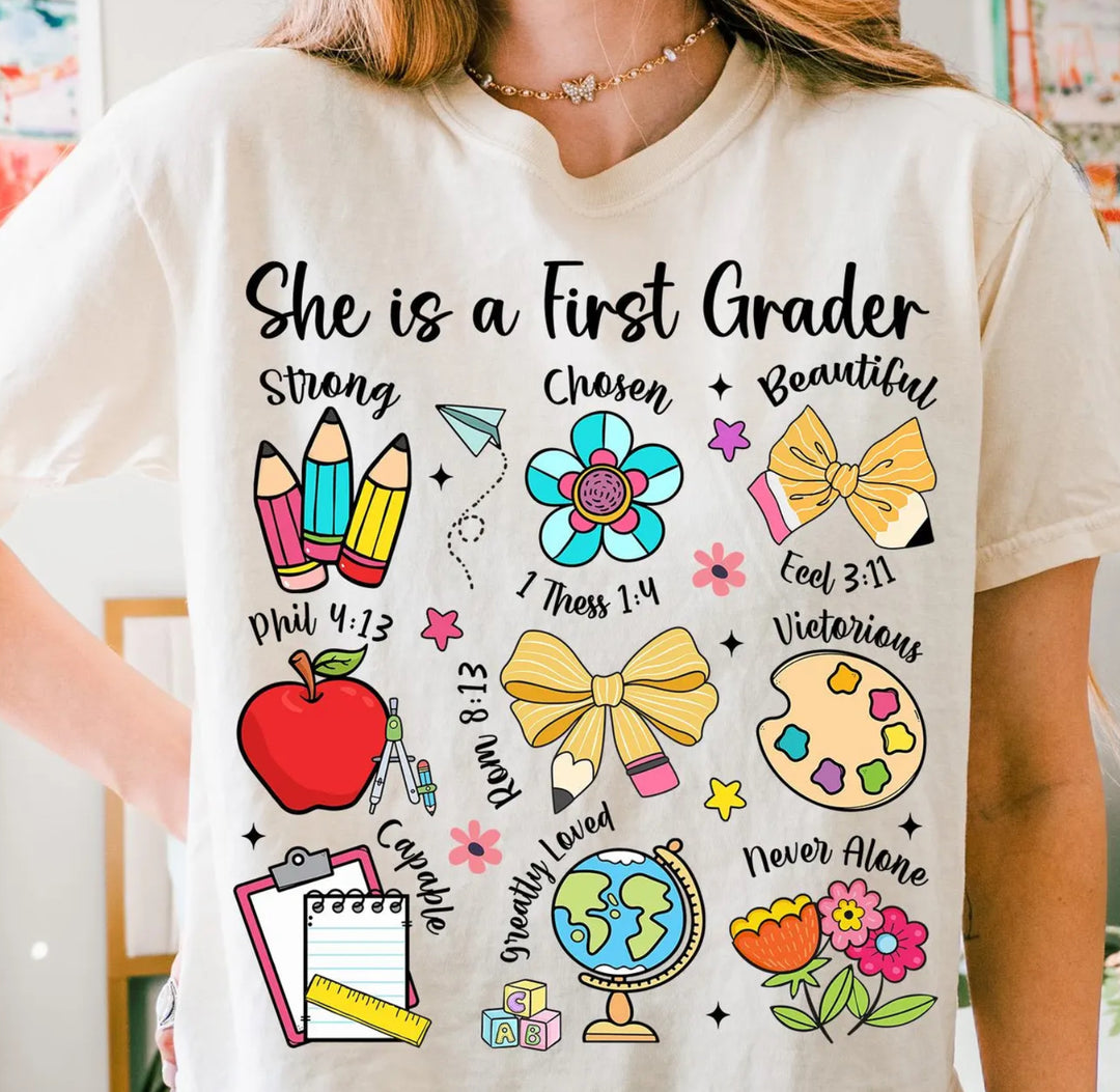 She Is A Grade Level DTF Print