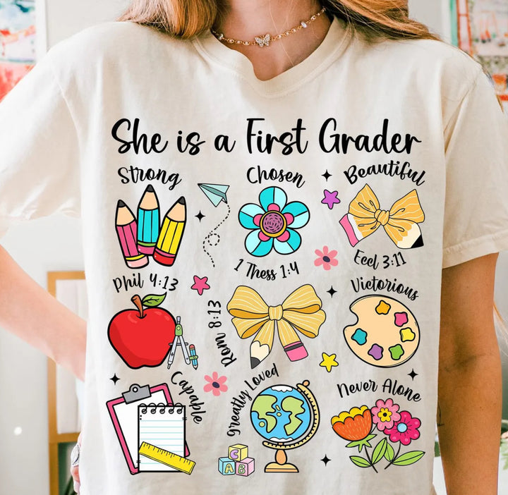 She Is A Grade Level DTF Print