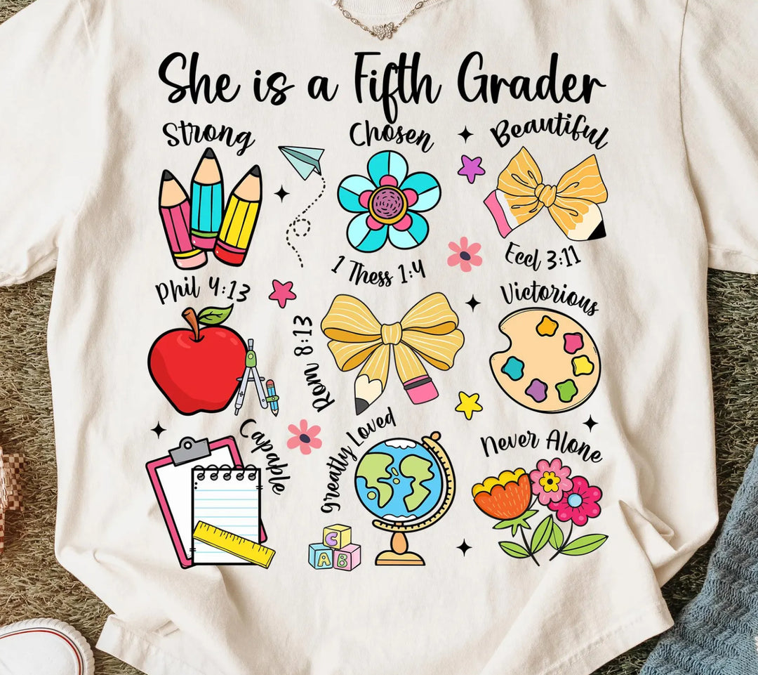 She Is A Grade Level DTF Print