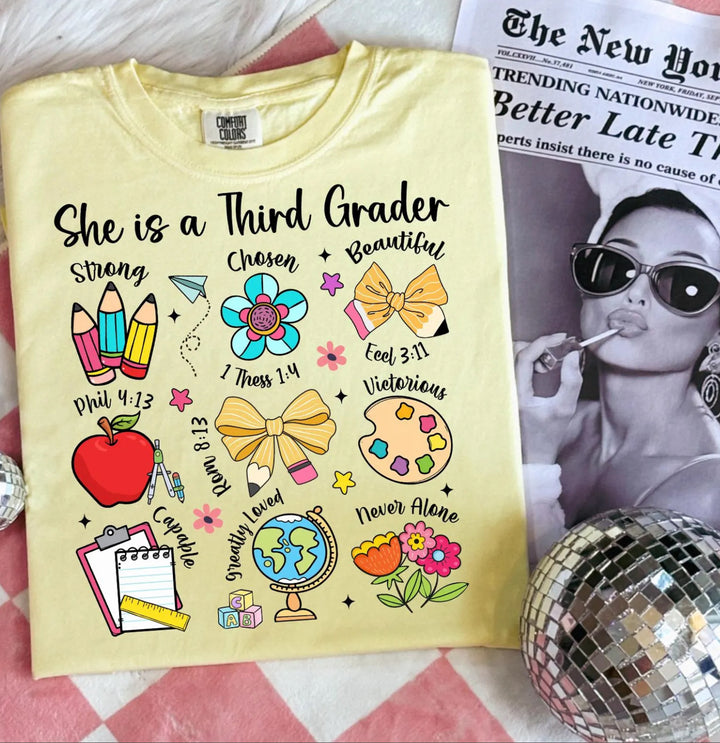 She Is A Grade Level DTF Print