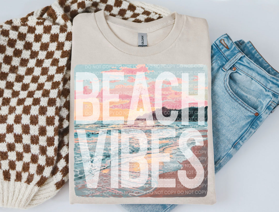 Beach Vibes DTF Print