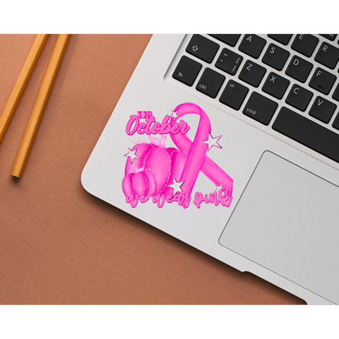 In October Die Cut Stickers