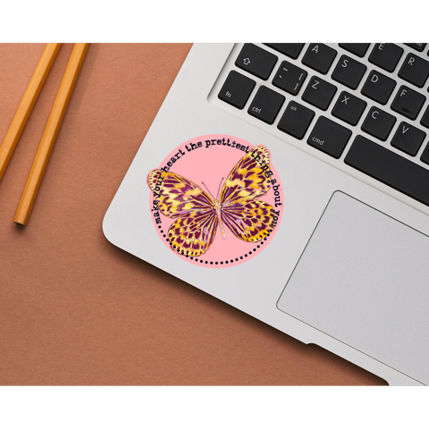 Make Your Heart Die Cut Stickers