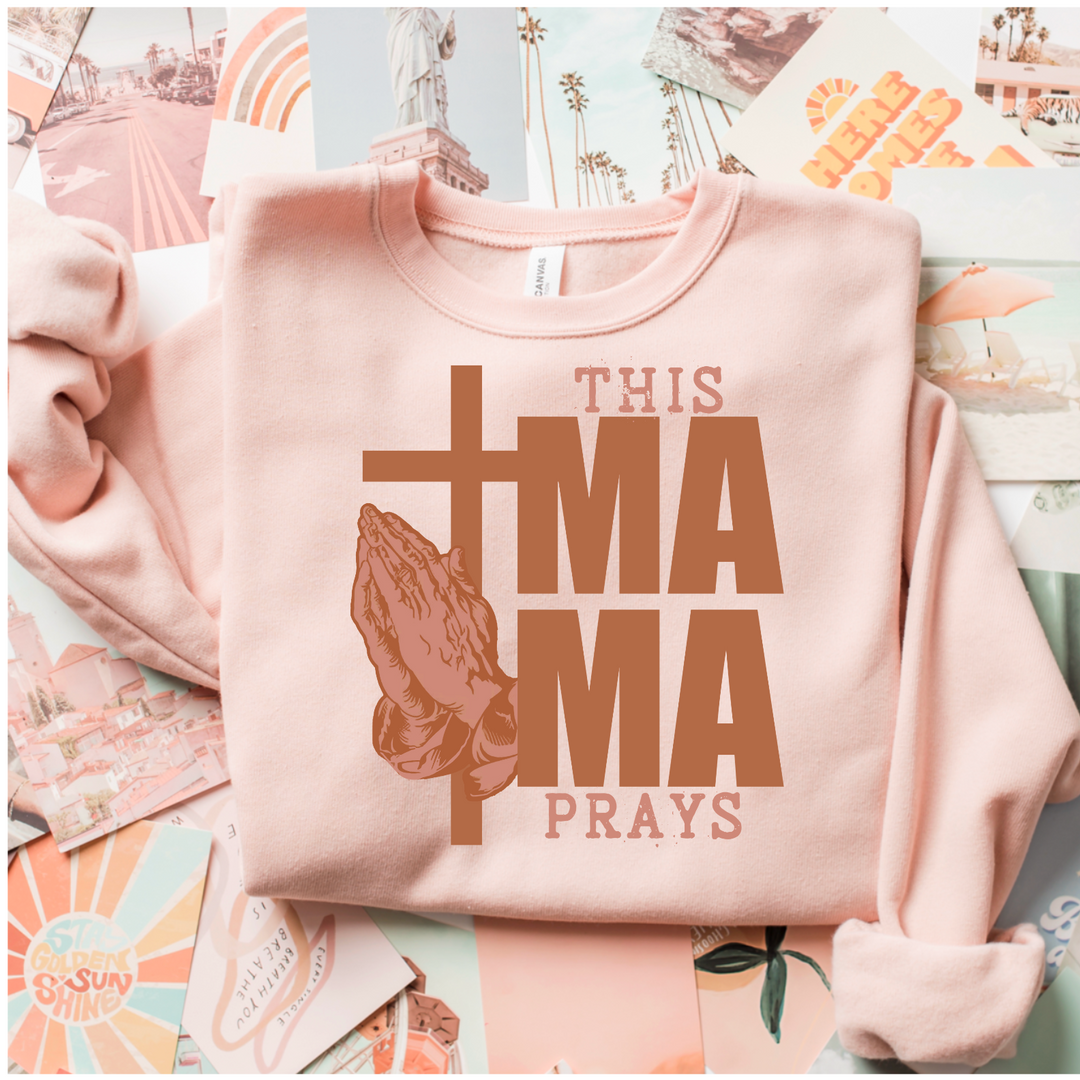 This Mama Prays DTF Print