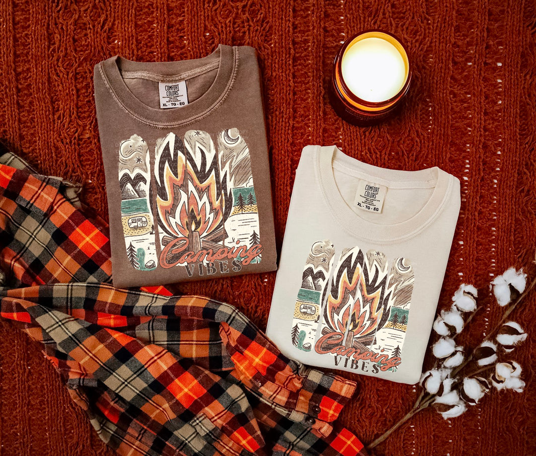 Camping Vibes DTF Print