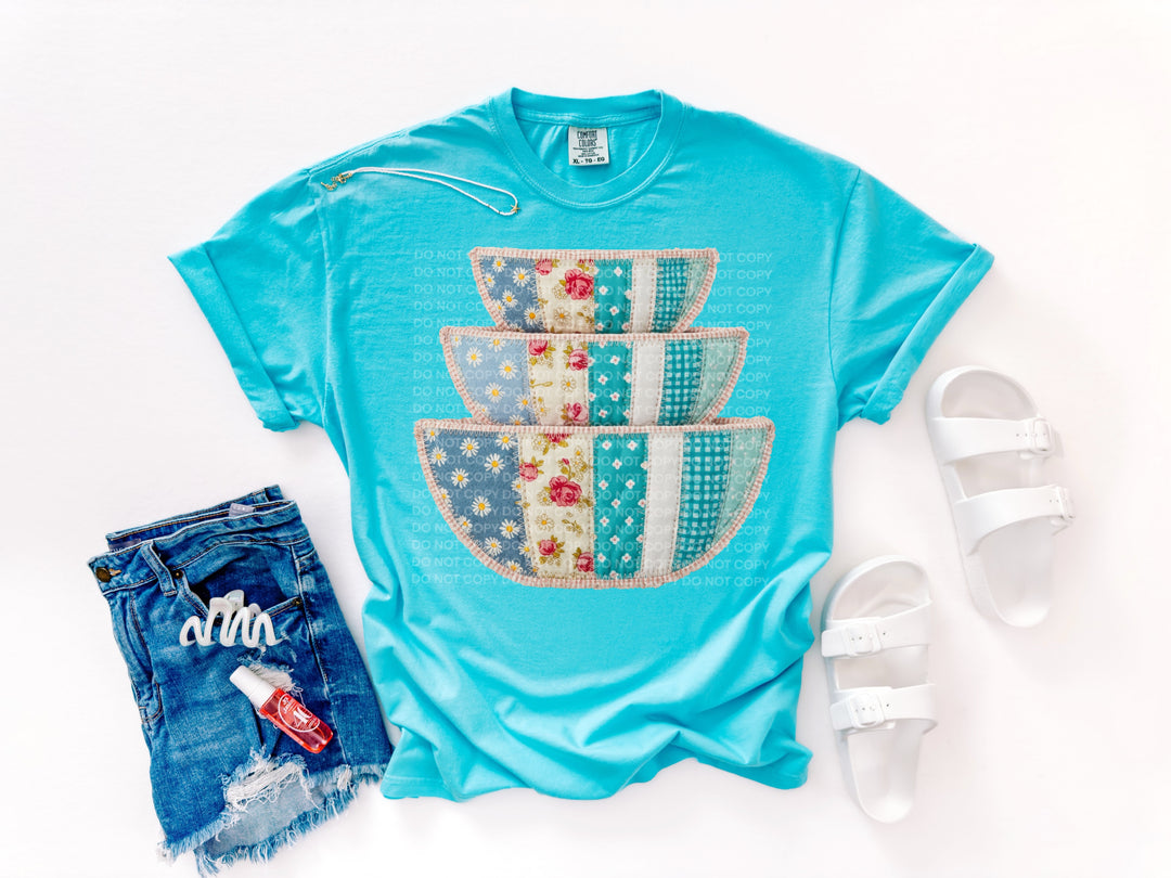 Patchwork Bowls DTF Print