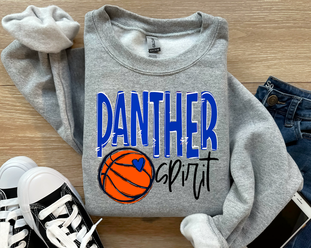 Panther Spirit Basketball DTF Print