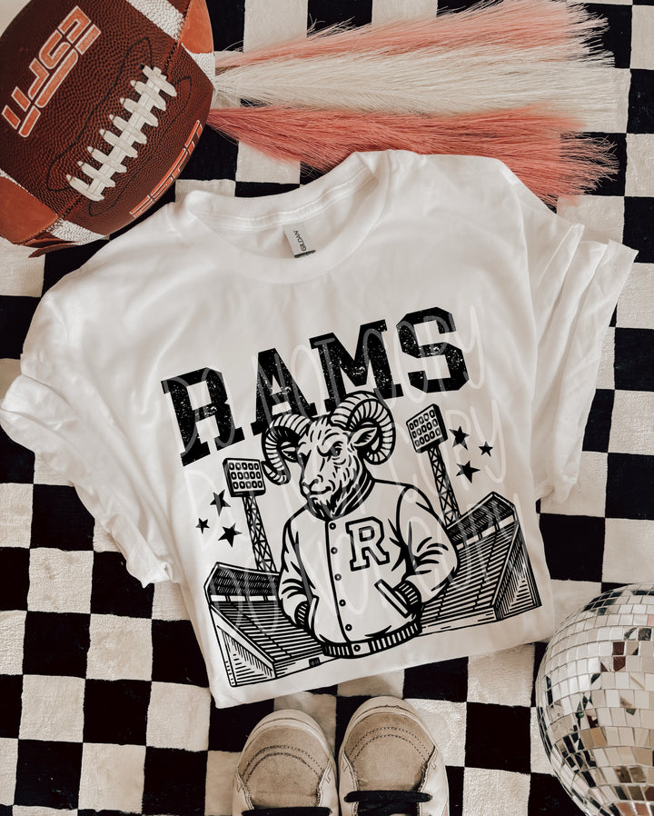 Letterman Mascots R-Z DTF Print