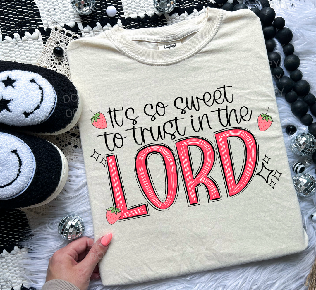 Trust In The Lord DTF Print