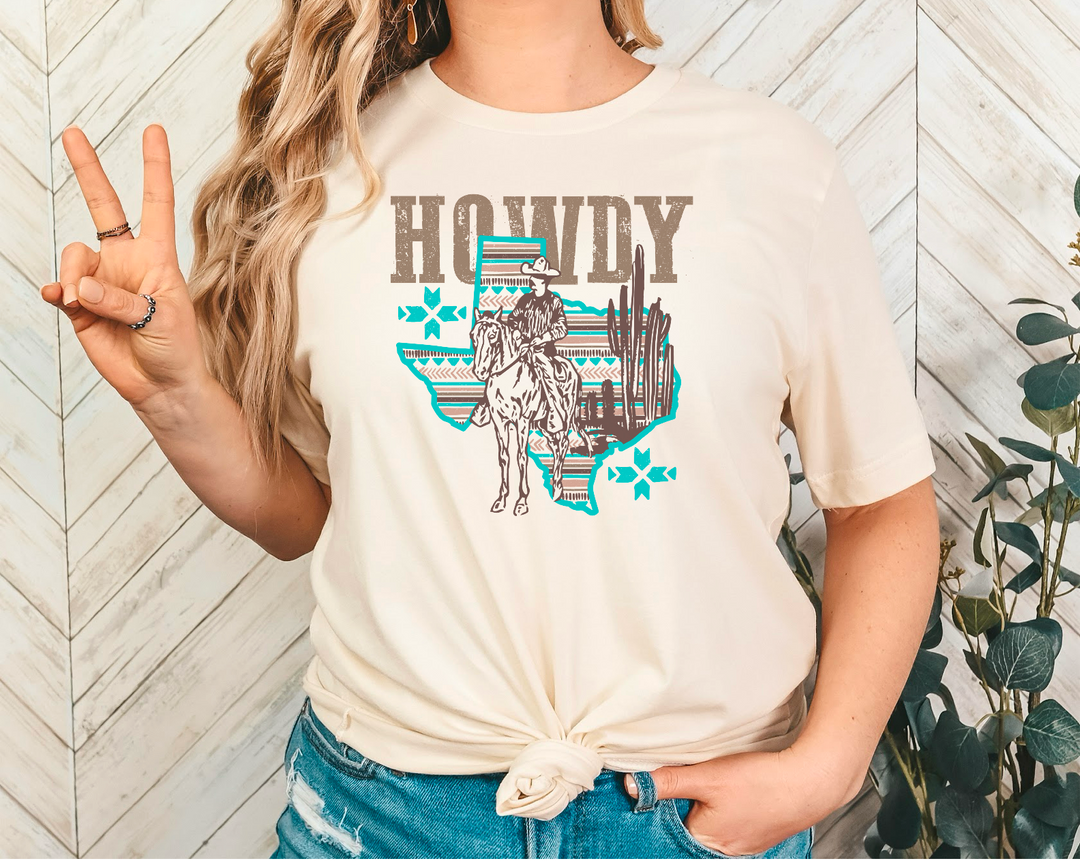 Howdy Texas DTF Print