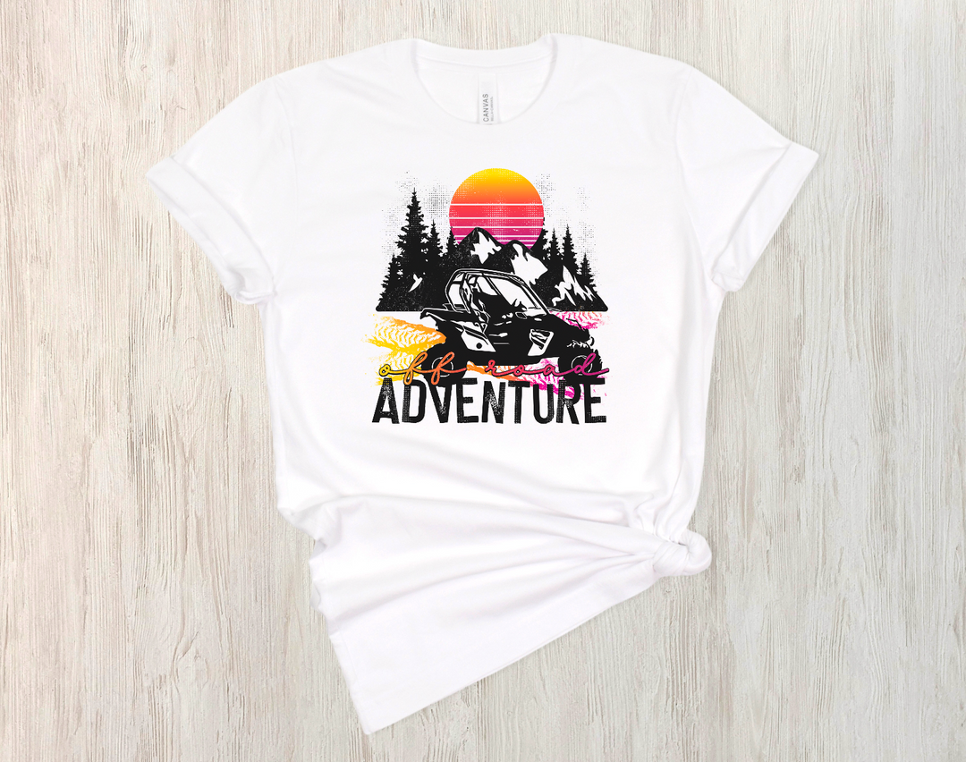 Off Road Adventure Pink DTF Print