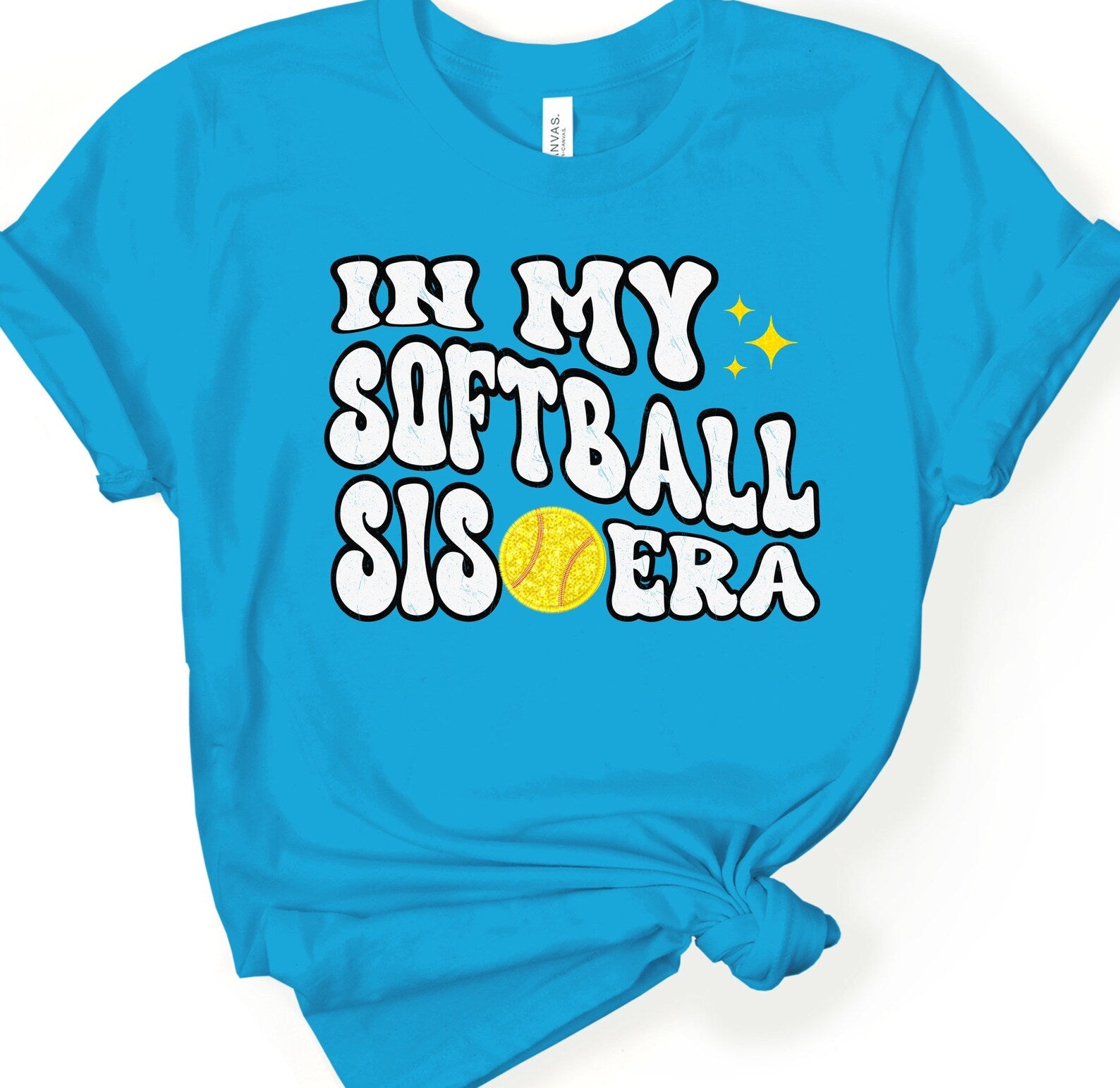 In My Softball Sis Era DTF Print