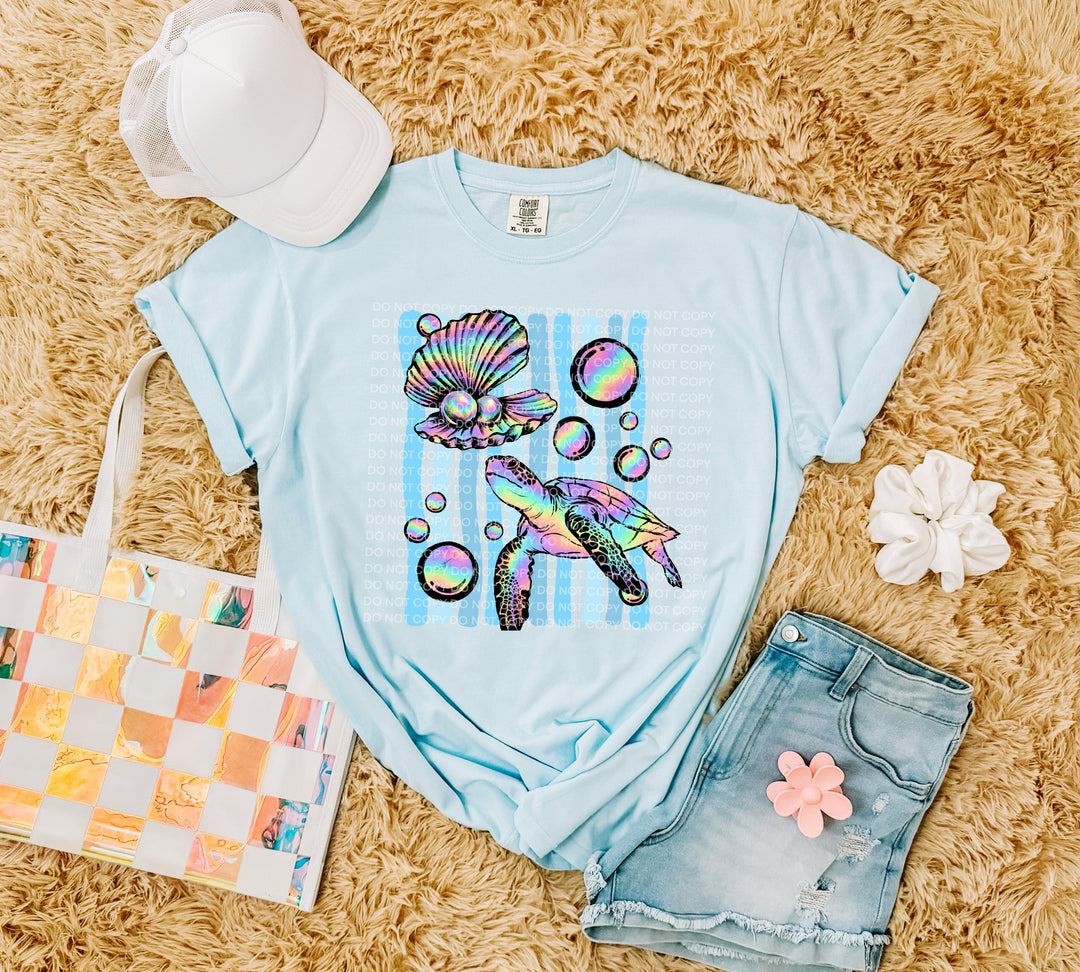 Sea Turtle DTF Print